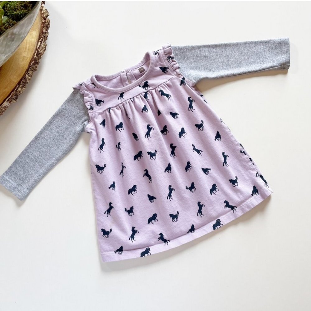 Tea Collection Dress with Horses